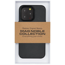Накладка для i-Phone 15 Pro K-Doo Mag Noble Magsafe кожаная черная