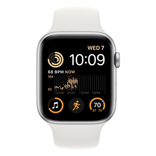 Умные часы Apple Watch Series SE Gen 2 40мм Aluminum Case with Sport Band Серебристый  S/M
