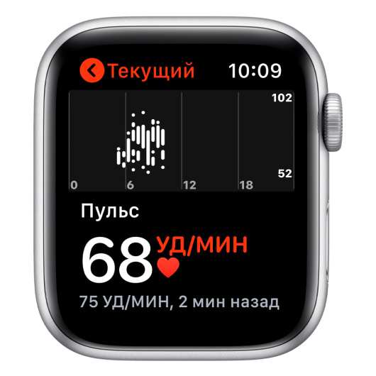 Умные часы Apple Watch SE GPS 40мм Aluminum Case with Sport Band серебристый/белый (MYDQ2)