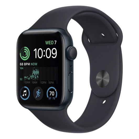Умные часы Apple Watch Series SE Gen 2 40мм Cellular Aluminum Case with Sport Band Темная ночь M/L