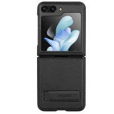 Чехол от Nillkin для смартфона Samsung Galaxy Z Flip 5, черный(кожа)