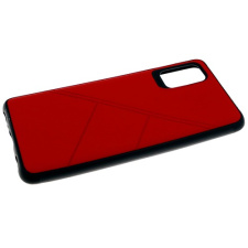 Чехол силиконовый с прерывающимися линиями Xiaomi Redmi Note 9 Красный