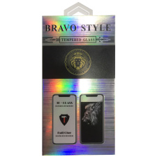 Защитное стекло премиум с олеофобным покрытием Bravo Style для  Apple Iphone 11 Pro  Черное