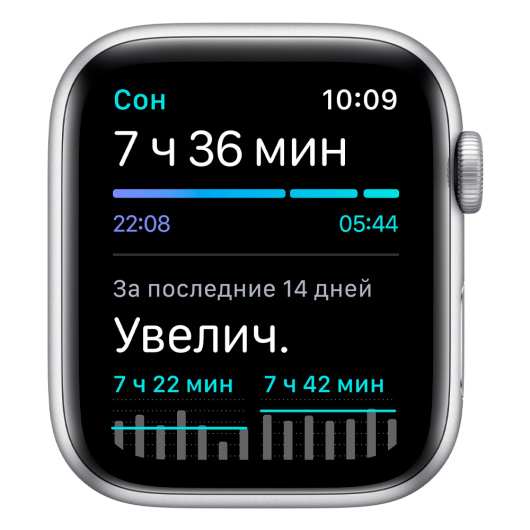 Умные часы Apple Watch SE GPS 44мм Aluminum Case with Sport Band USA Серебристые (MYDQ2)