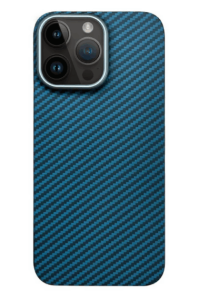 Накладка для i-Phone 15 Pro Max Keephone Kevilar синий