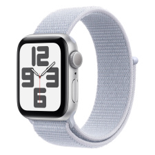 Apple Watch Series SE (2024) Умные часы Apple Watch Series SE 2024 40мм Silver Aluminum Case with Sport Loop Blue Cloud watch