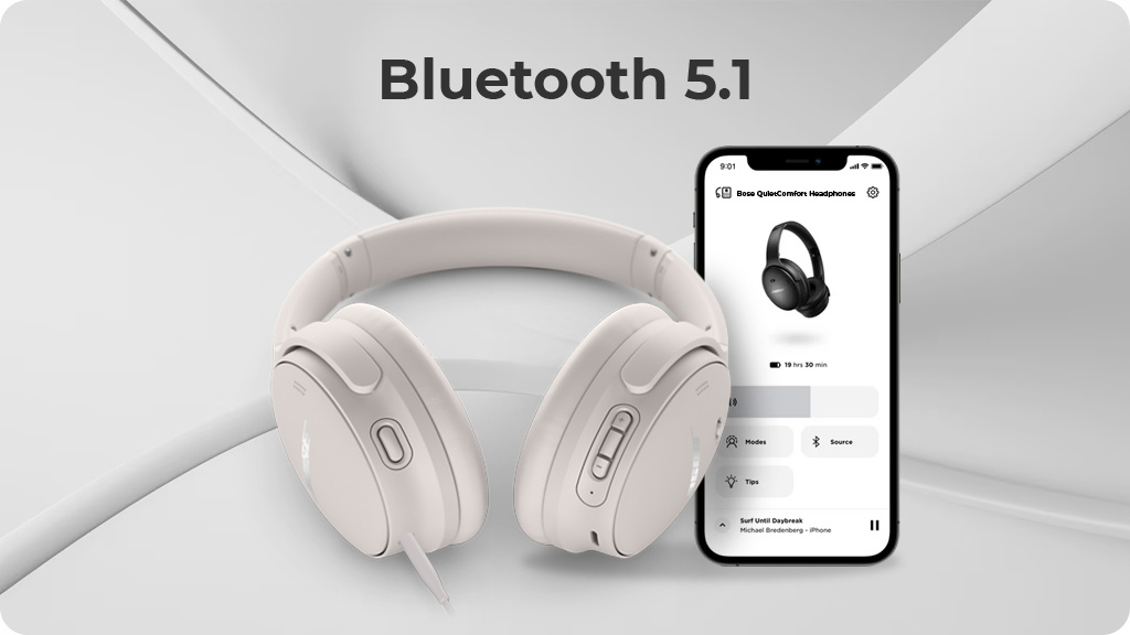 Беспроводные наушники Bose QuietComfort Headphones Голубые