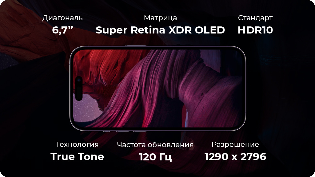 Apple iPhone 14 Pro Max 1 ТБ Deep Purple (JP)