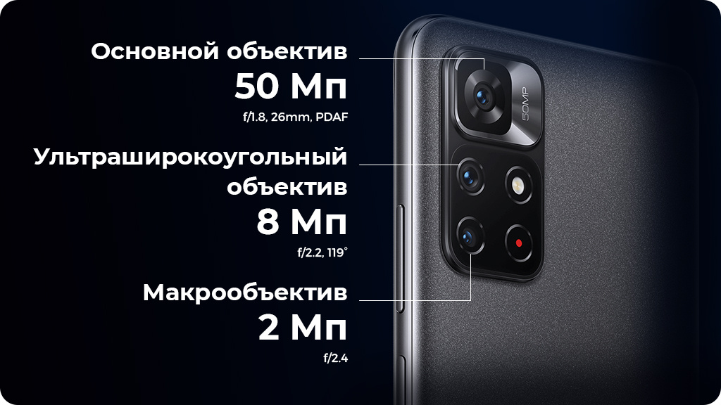 Xiaomi Redmi Note 11S 5G 6/128Gb Синий