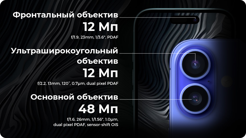 Apple iPhone 16 Plus 512 ГБ Ultramarine nano SIM + eSIM