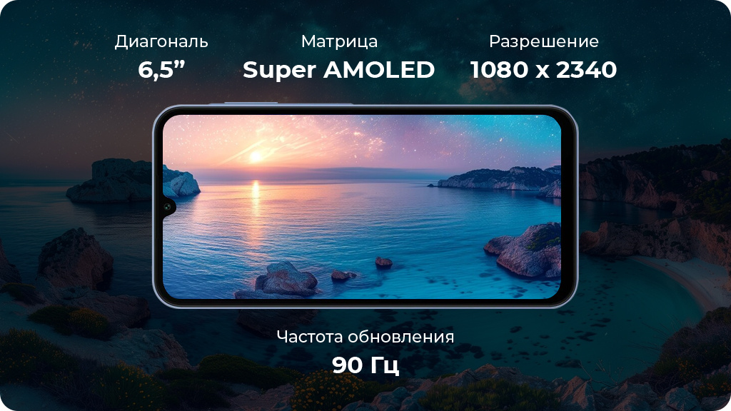 Samsung Galaxy A15 5G 8/256Gb Темно-синий